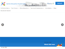 Tablet Screenshot of colegio-puntagalea.com